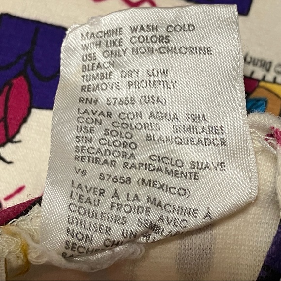 Vintage 90's Disney Pocahontas All Over Print Bodysuit - Picture 14 of 15